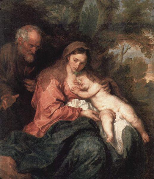 Anthony Van Dyck The Rest on The Flight into Egypt oil painting image